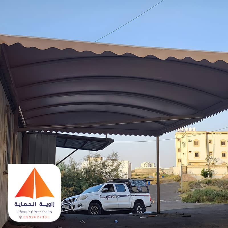 مظلات سيارات قماش الجنوب جيزان