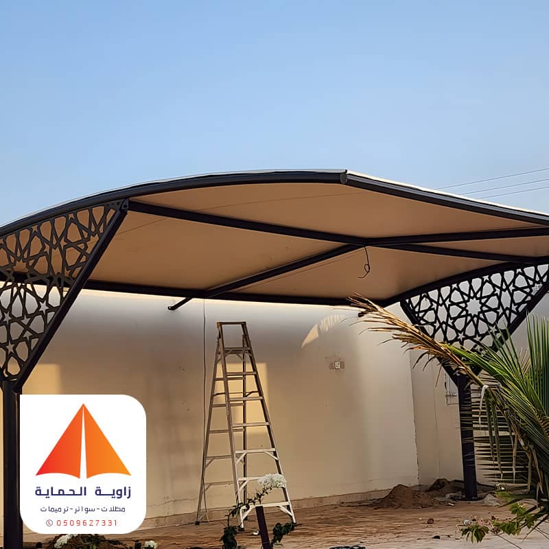 مظلات سيارات كابولي جيزان